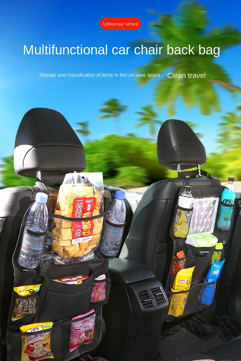 Karvixa Back Seat Organiser with Touch-Screen Tablet Holder