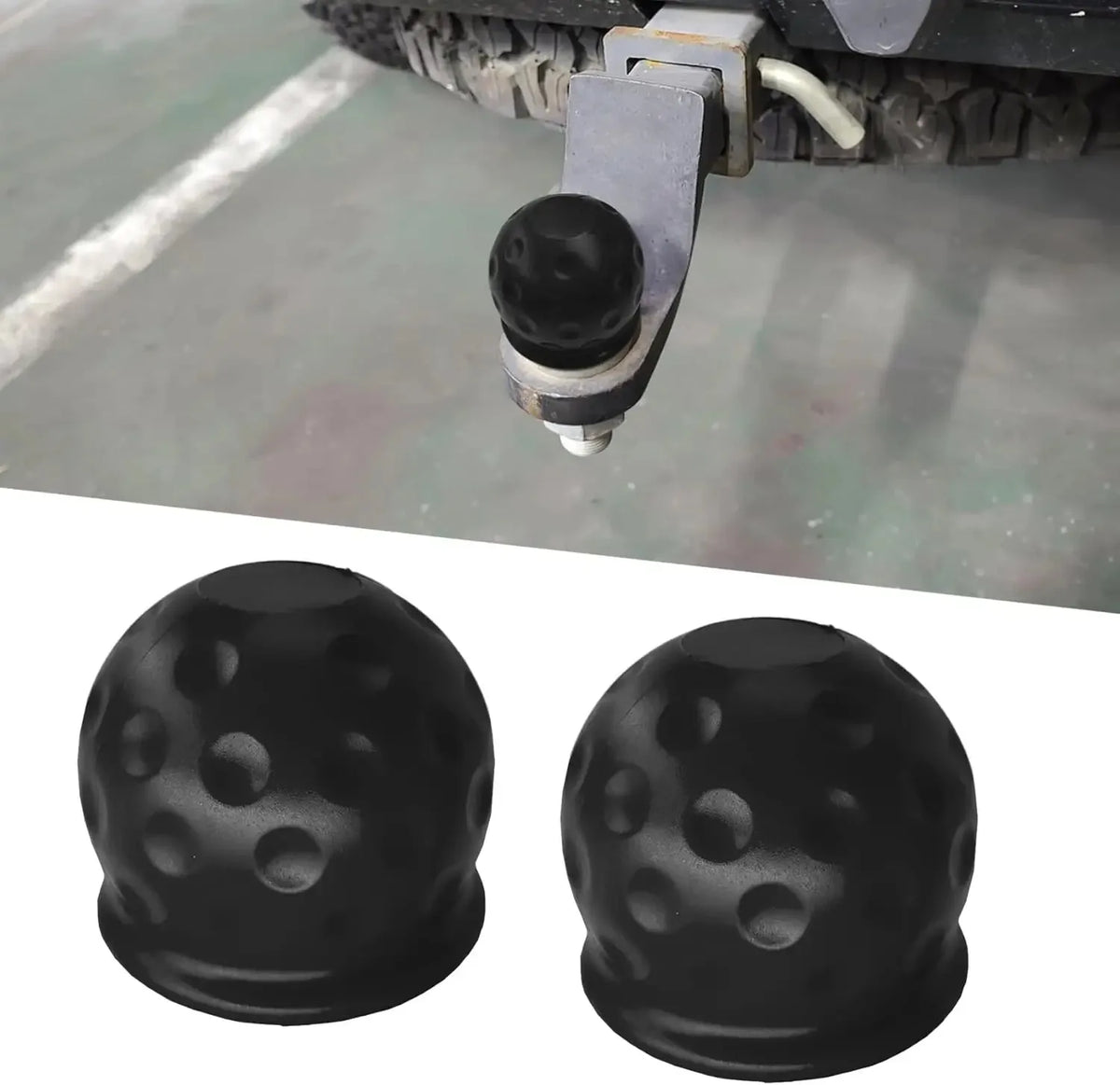 Karvixa Universal Tow Ball Cover – 55mm Hitch Protector