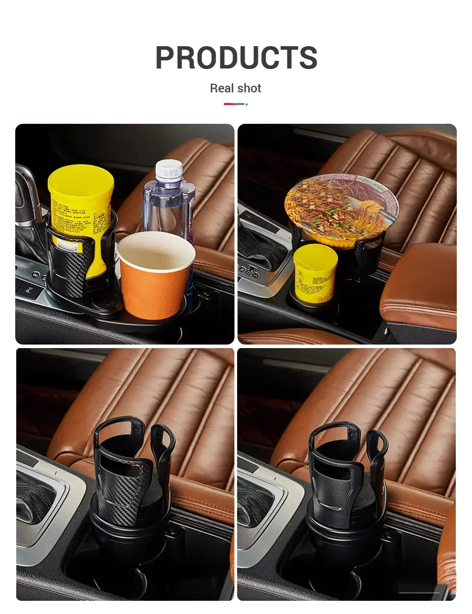 Karvixa 2-in-1 Adjustable Car Cup Holder Expander