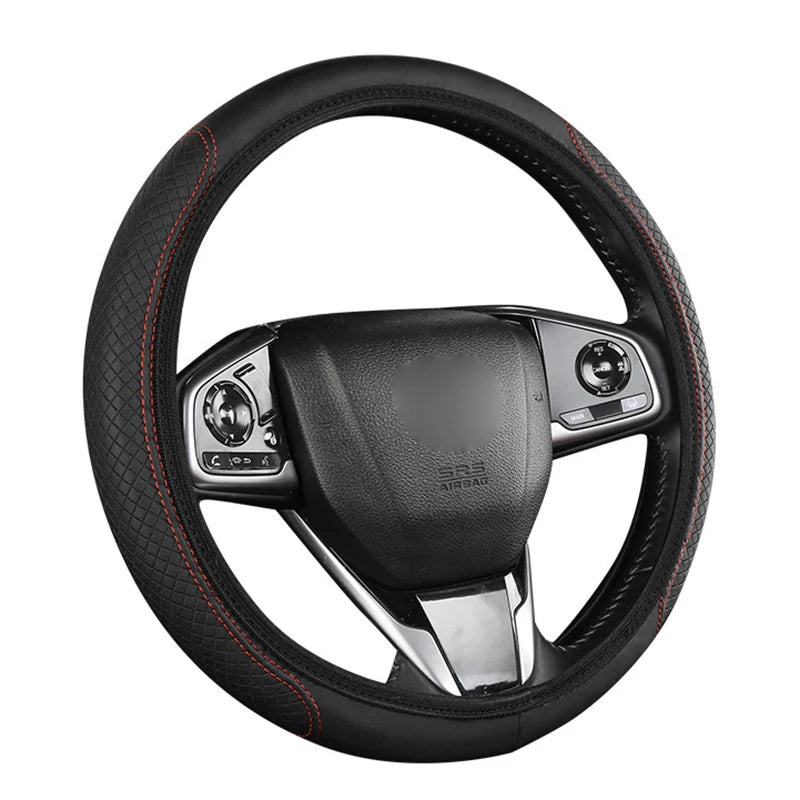 Karvixa Full-Wrap Steering Wheel Cover – 37–39cm