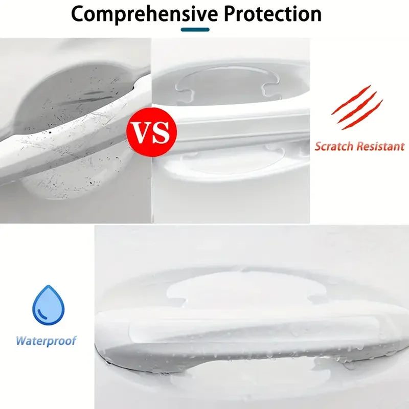 Karvixa 8-Piece Universal Car Door Handle Scratch Protectors