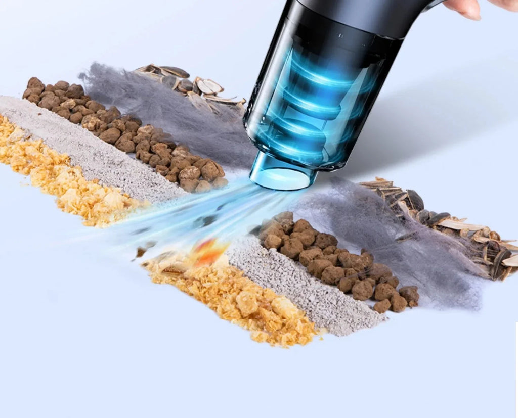 Karvixa Cordless Car Vacuum – Portable Handheld Vacuum & Air Blower