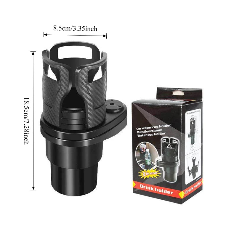 Karvixa 2-in-1 Adjustable Car Cup Holder Expander