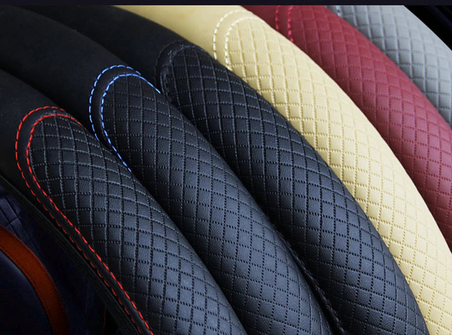 Karvixa Full-Wrap Steering Wheel Cover – 37–39cm