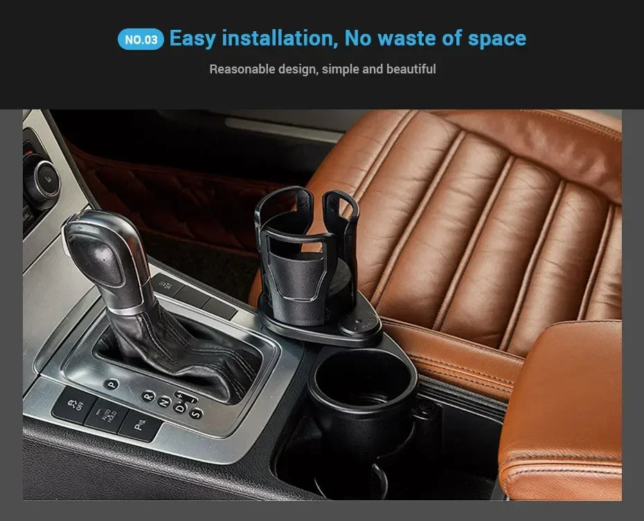 Karvixa 2-in-1 Adjustable Car Cup Holder Expander