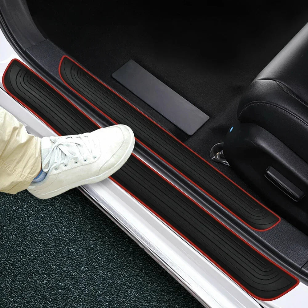 Karvixa 4-Piece Car Door Sill Scuff Protectors