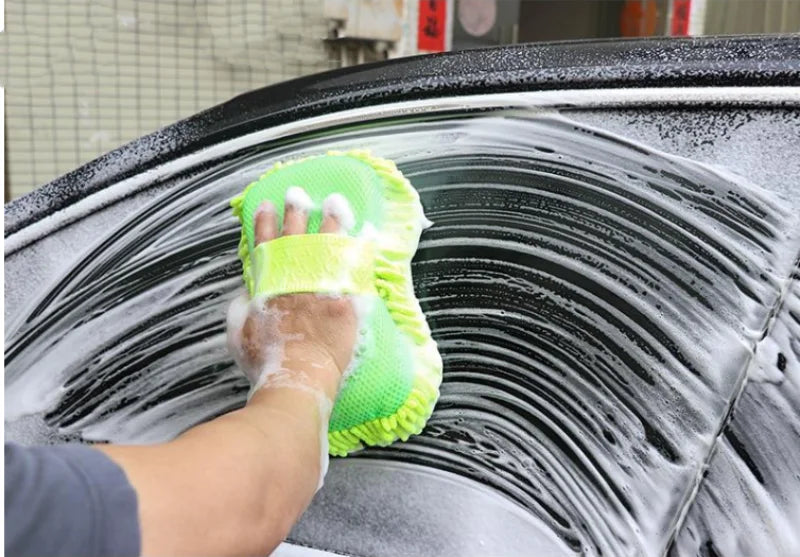 Karvixa Microfibre Car Wash Sponge – Soft Cleaning & Detailing Mitt