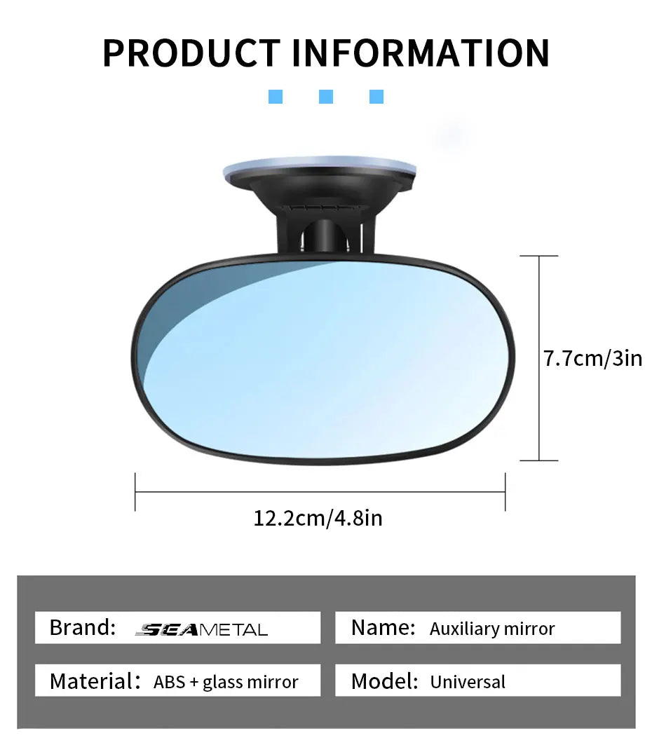 Karvixa 360° Baby Car Mirror – Adjustable Rear Seat Observation Mirror