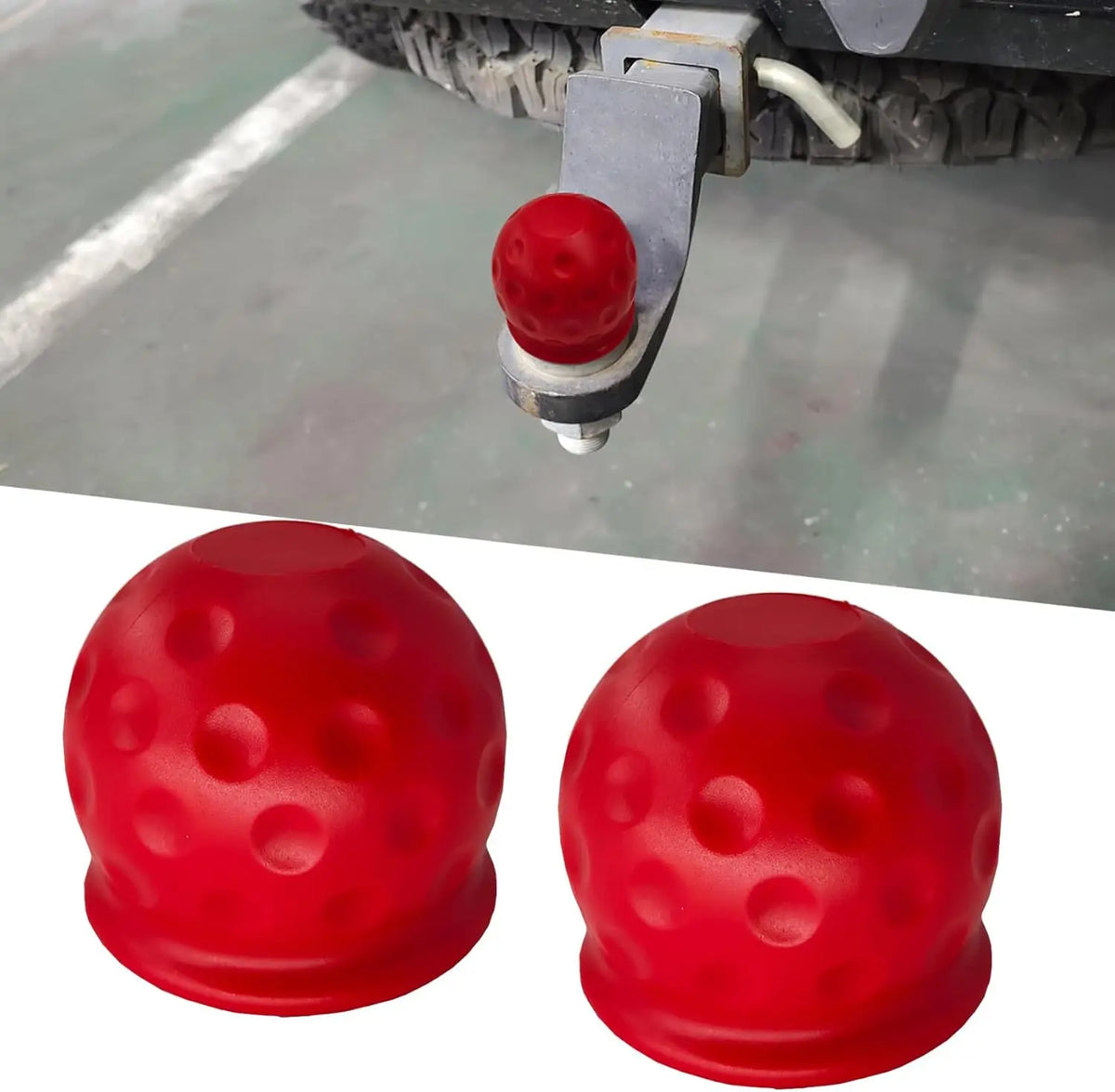 Karvixa Universal Tow Ball Cover – 55mm Hitch Protector