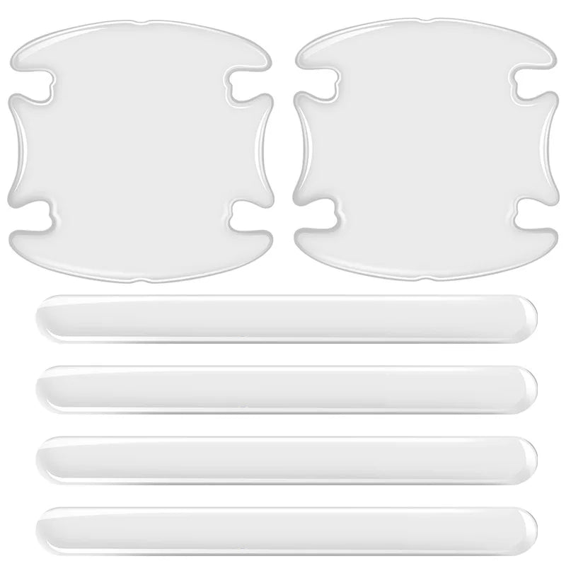 Karvixa Car Door Handle Scratch Protectors – Transparent Anti-Collision Stickers