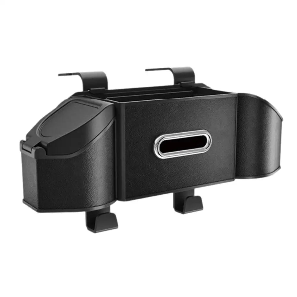 Karvixa 7-in-1 Car Backseat Organiser – Cup Holder, Tissue Box & Phone Storage