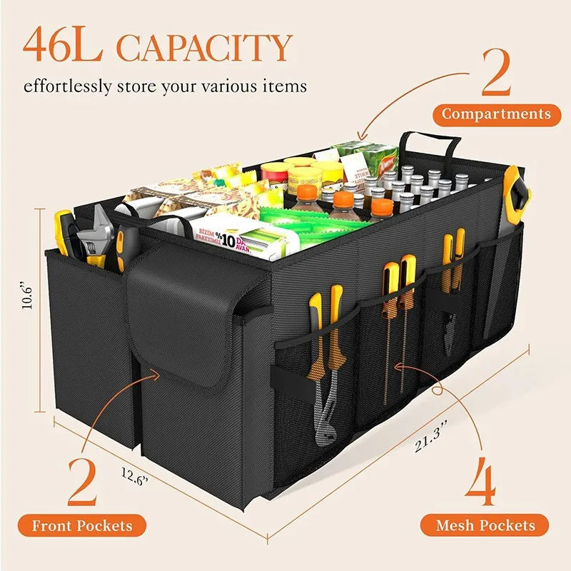 Karvixa 46L Collapsible Car Boot Organiser