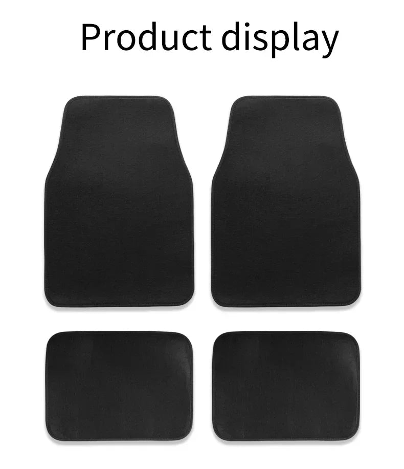Karvixa Universal Car Carpet Floor Mats – 1, 2 or 4 Piece Set