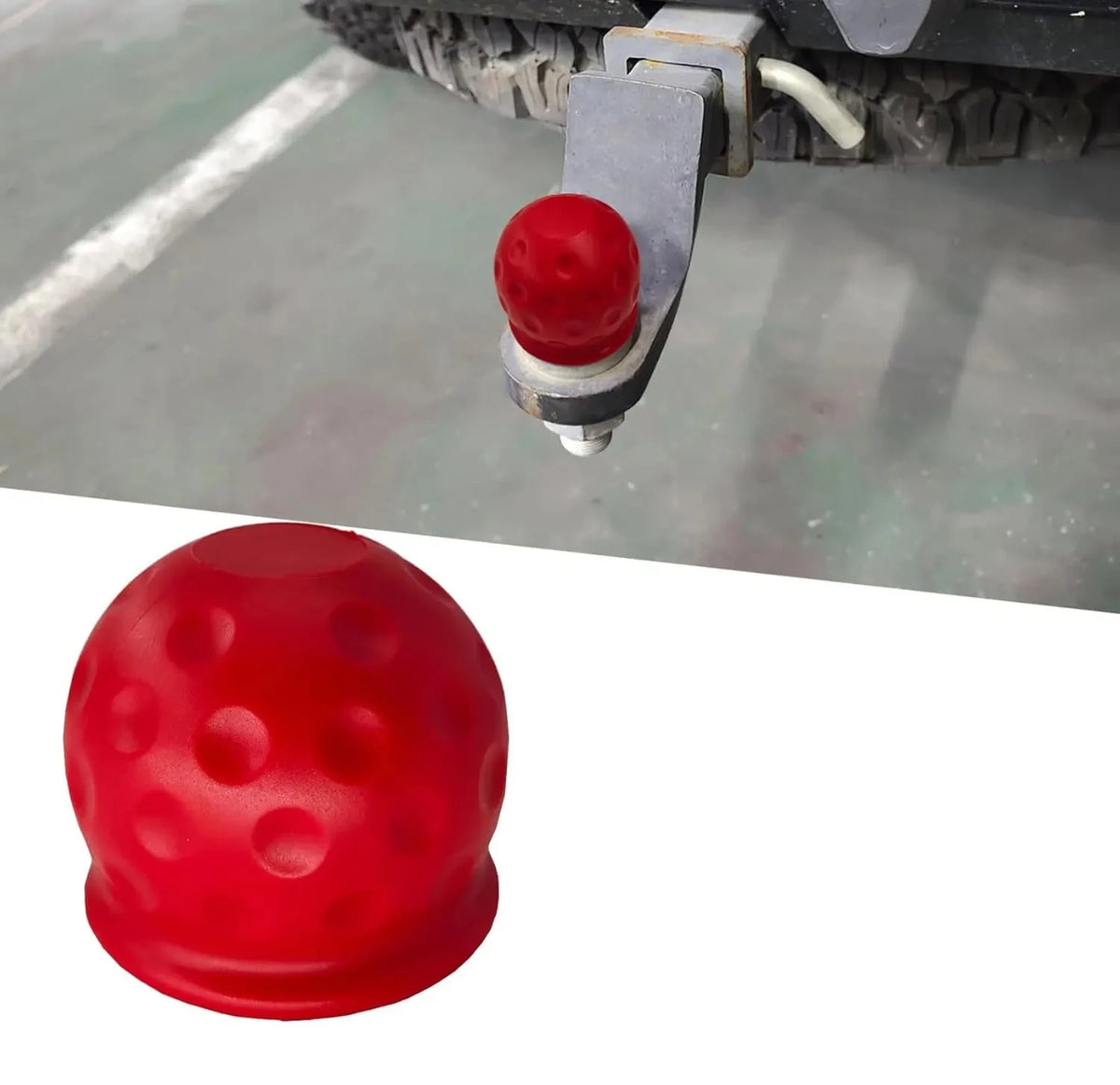 Karvixa Universal Tow Ball Cover – 55mm Hitch Protector