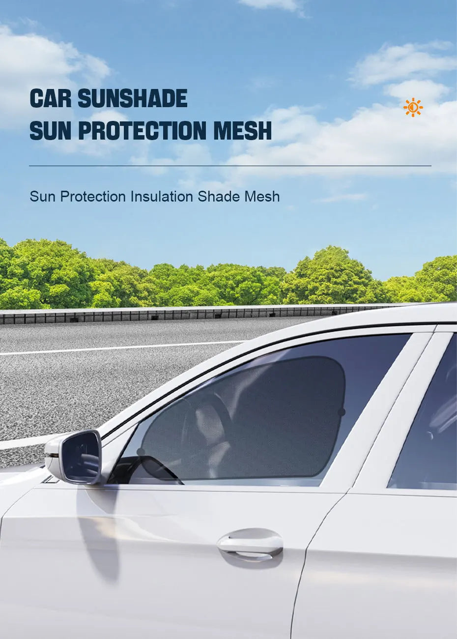 Karvixa Car Side Window Sun Shades – UV Protection, 2 Pack