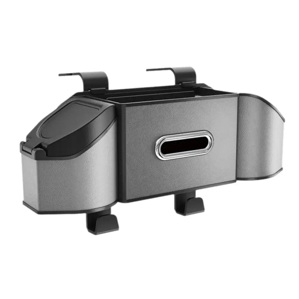 Karvixa 7-in-1 Car Backseat Organiser – Cup Holder, Tissue Box & Phone Storage