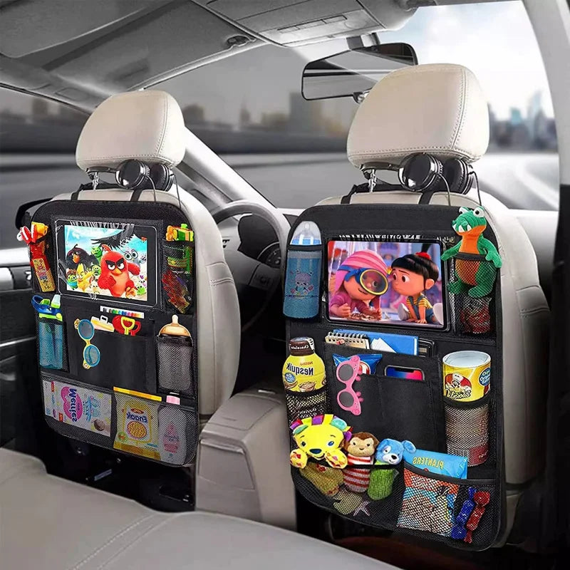 Karvixa Back Seat Organiser with Touch-Screen Tablet Holder