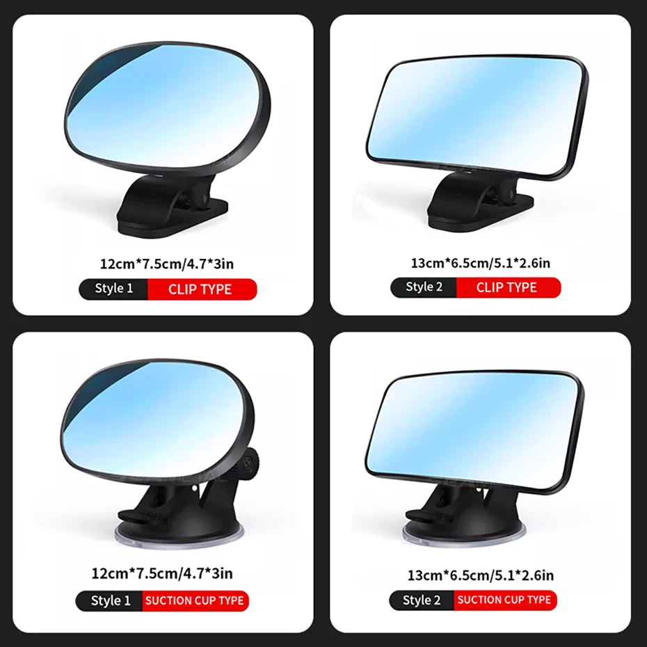 Karvixa 360° Baby Car Mirror – Adjustable Rear Seat Observation Mirror