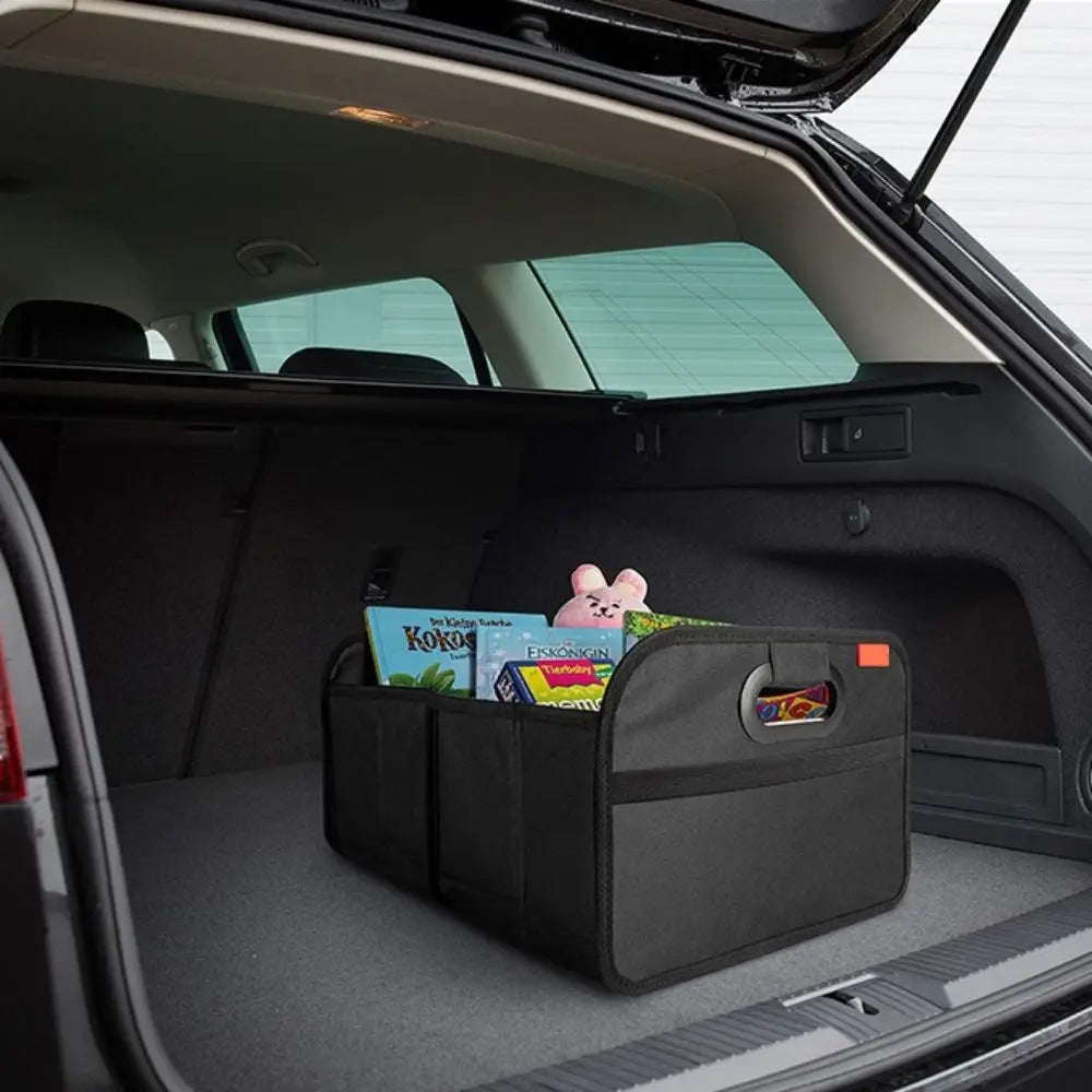 Karvixa Foldable Car Boot Organiser – Large Capacity Oxford Cloth Storage Box