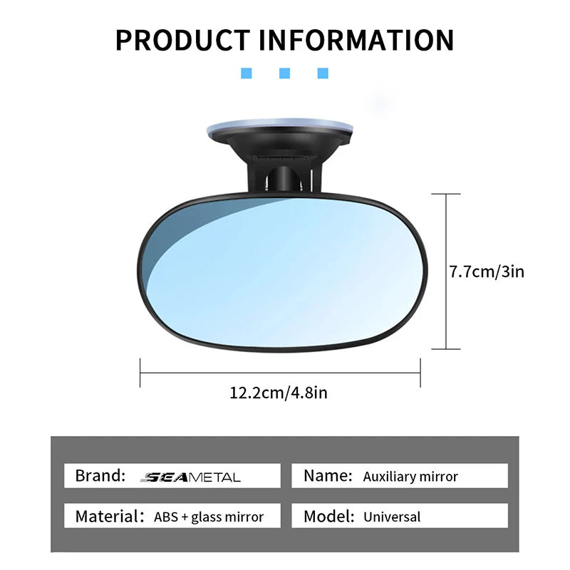 Karvixa 360° Baby Car Mirror – Adjustable Rear Seat Observation Mirror