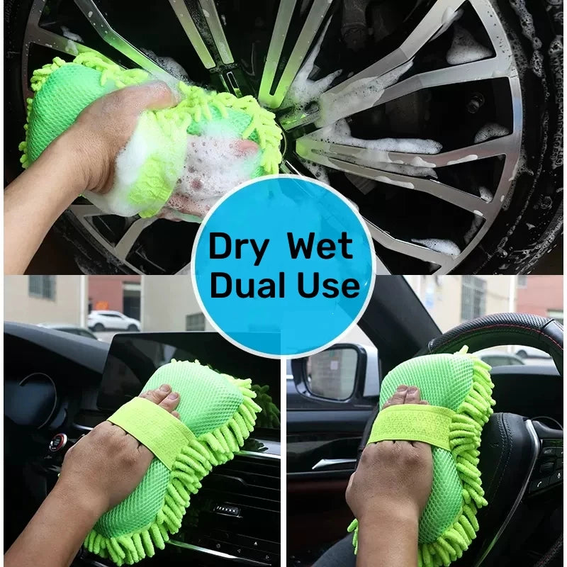 Karvixa Microfibre Car Wash Sponge – Soft Cleaning & Detailing Mitt