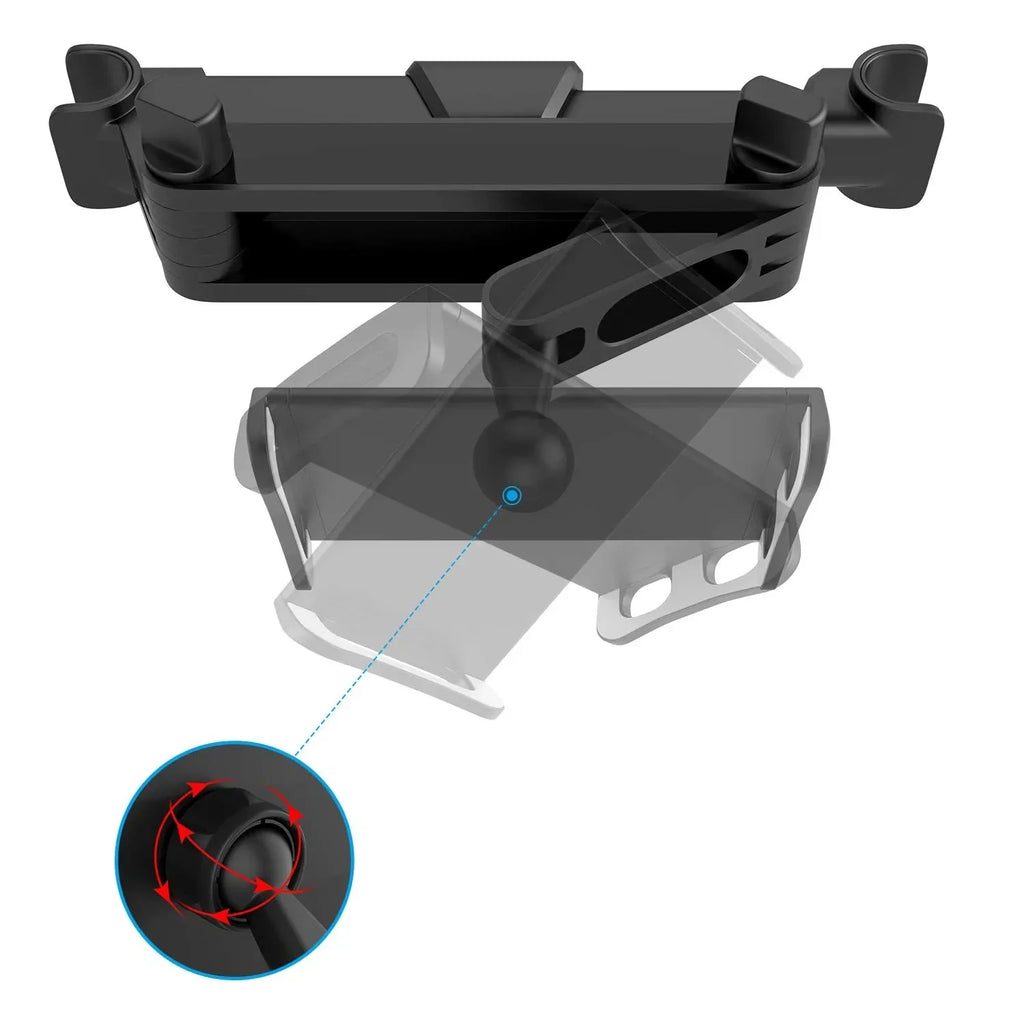 Karvixa 360° Car Headrest Tablet & Phone Holder – 4.7–12.9 Inch