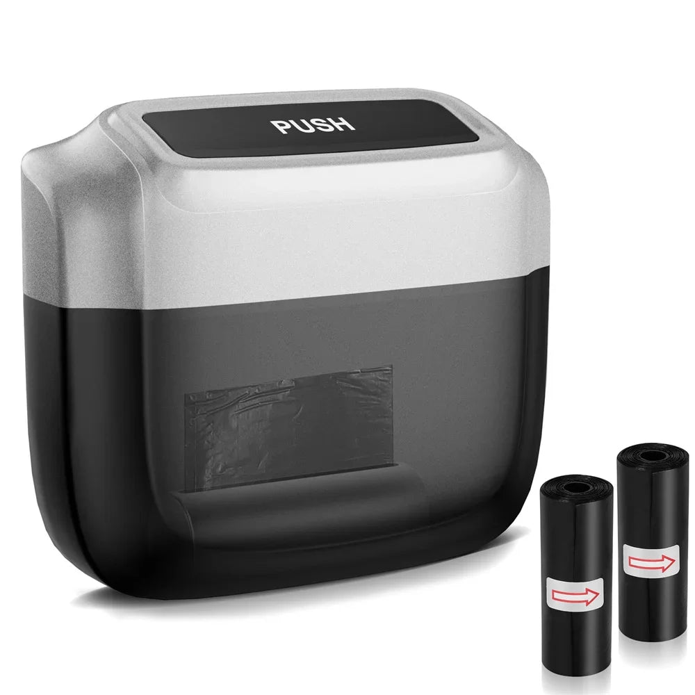 Karvixa Compact Car Trash Bin – Press-Lid Interior Waste & Storage Bin