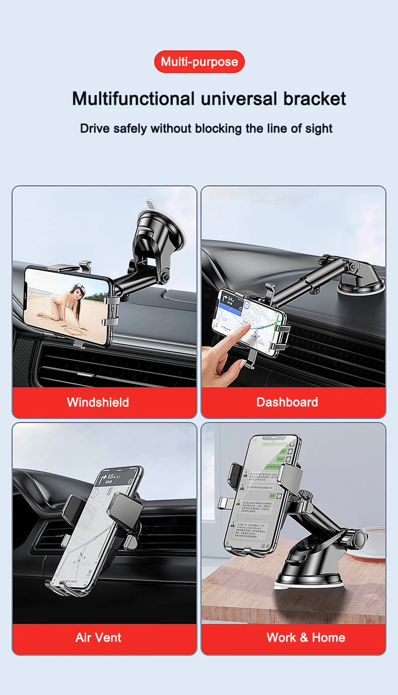 Karvixa 360° Suction Cup Car Phone Holder