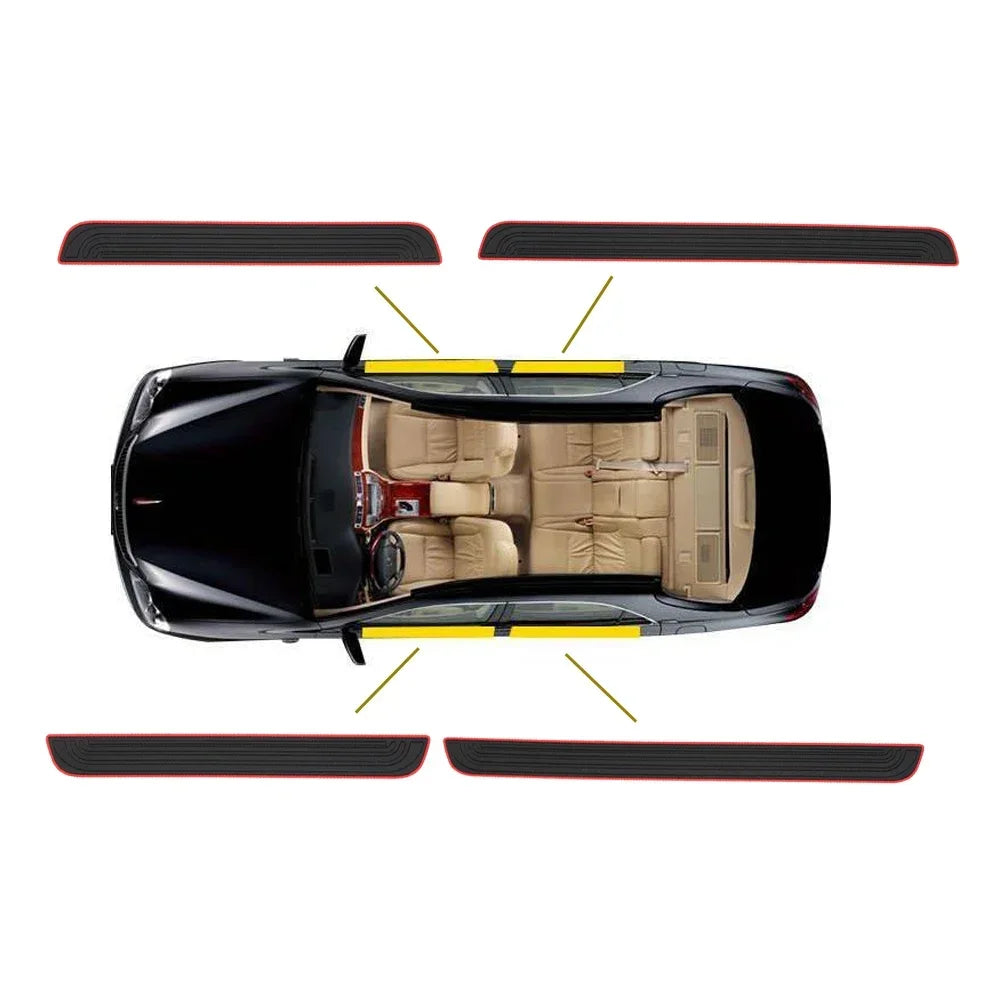 Karvixa 4-Piece Car Door Sill Scuff Protectors
