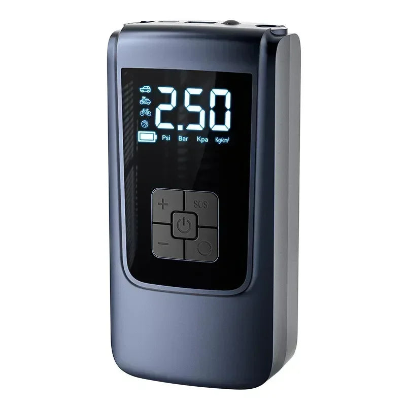 Karvixa Portable Car Tyre Inflator – Electric Air Compressor Pump