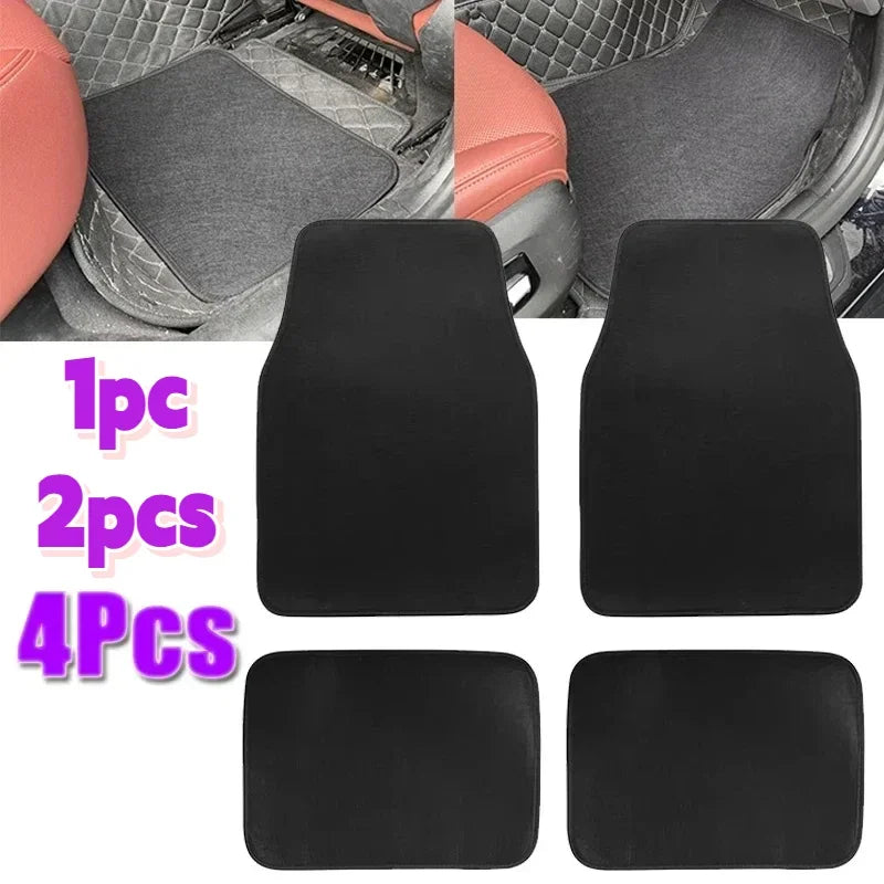 Karvixa Universal Car Carpet Floor Mats – 1, 2 or 4 Piece Set