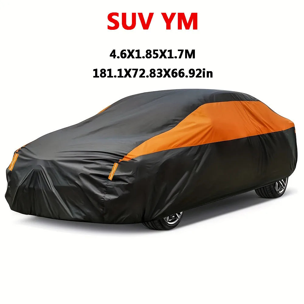 Karvixa Outdoor Car Cover – Waterproof, UV, Rain & Snow Protection