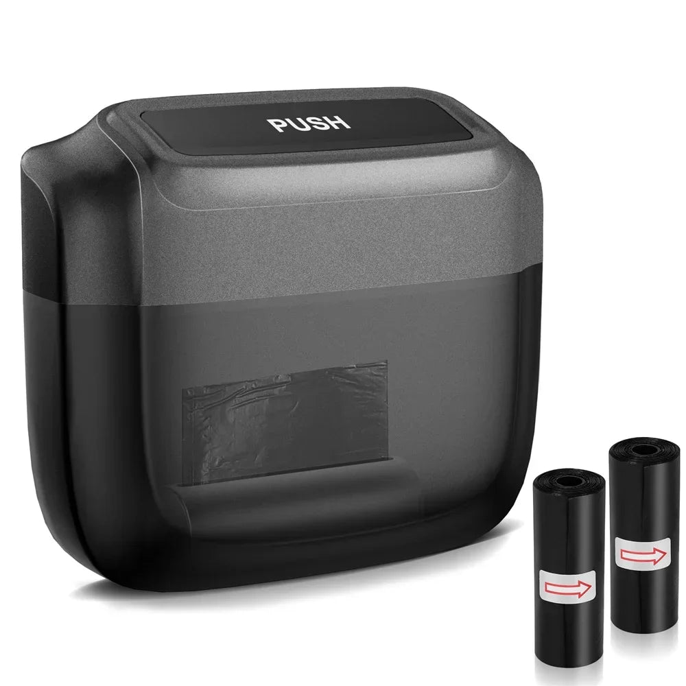Karvixa Compact Car Trash Bin – Press-Lid Interior Waste & Storage Bin
