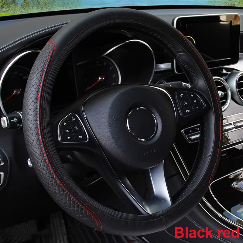 Karvixa Full-Wrap Steering Wheel Cover – 37–39cm