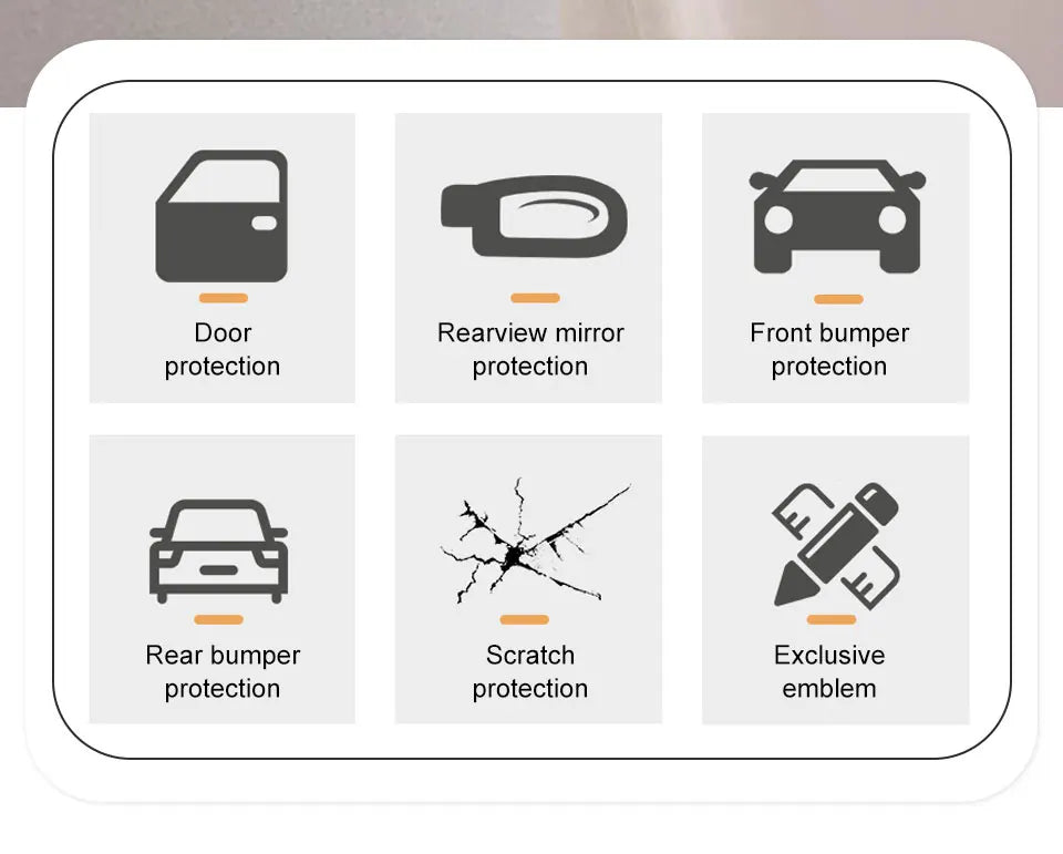 Karvixa 4-Piece Car Door Edge Protectors.