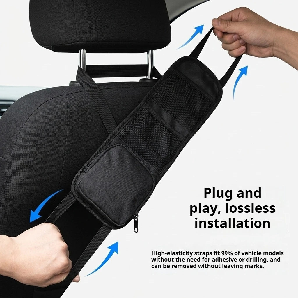 Karvixa Multi-Pocket Car Seat Side Organiser