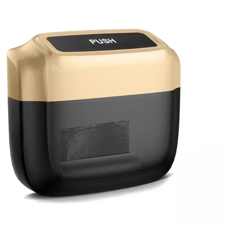 Karvixa Compact Car Trash Bin – Press-Lid Interior Waste & Storage Bin