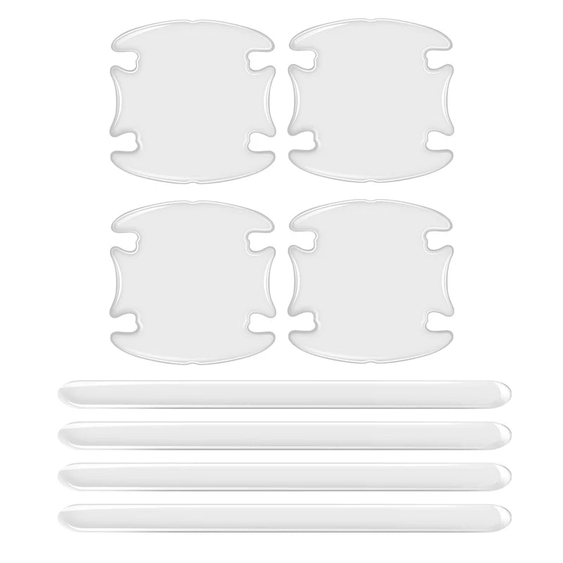 Karvixa Car Door Handle Scratch Protectors – Transparent Anti-Collision Stickers