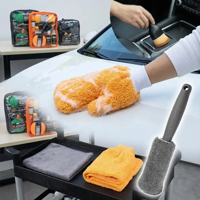 Karvixa 11-Piece Car Cleaning & Detailing Kit