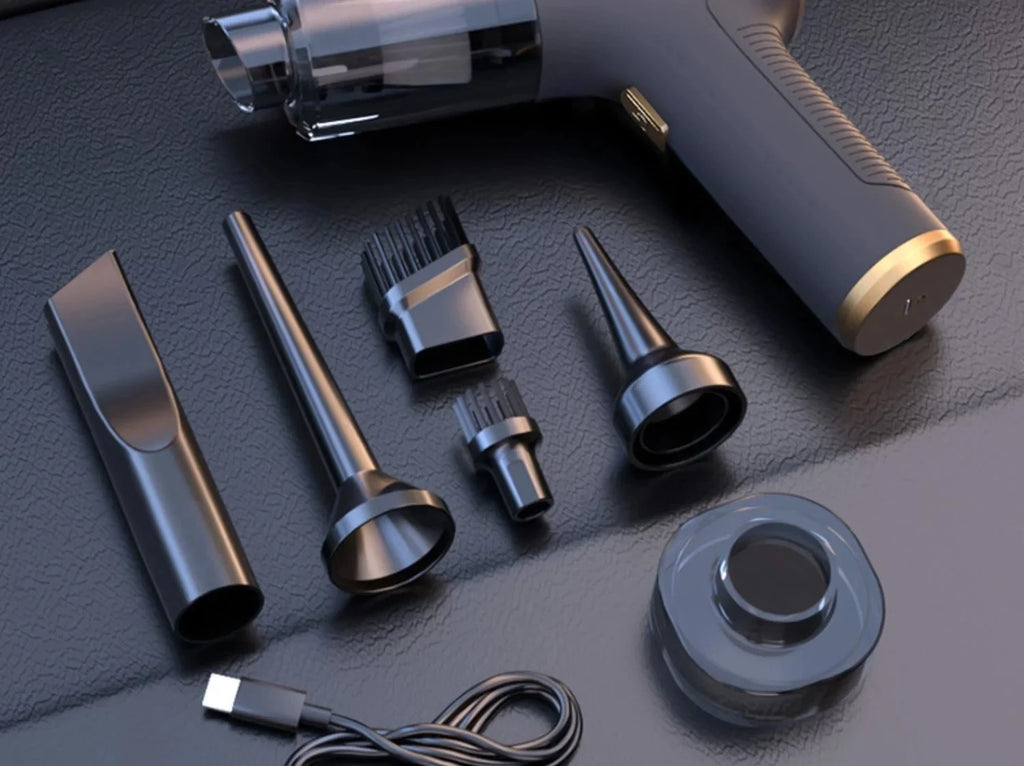 Karvixa Cordless Car Vacuum – Portable Handheld Vacuum & Air Blower