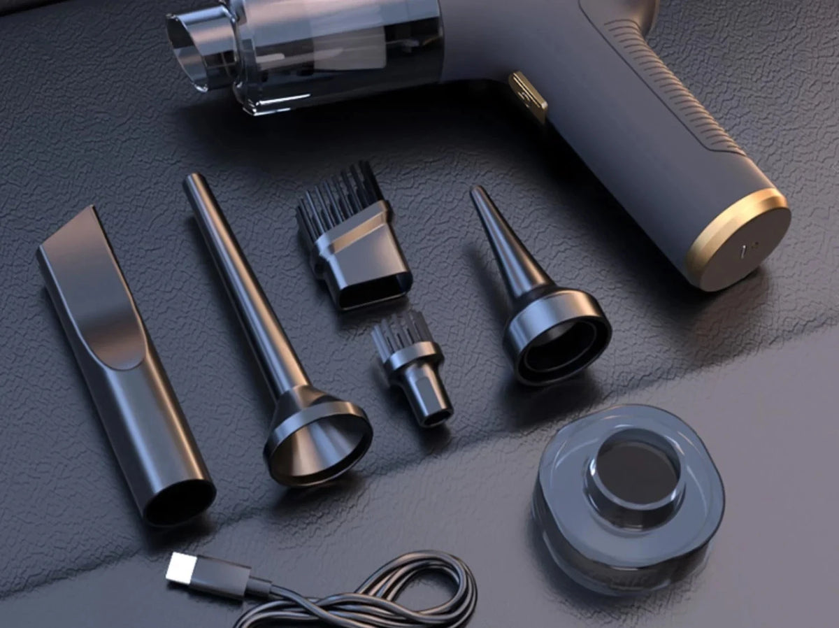 Karvixa Cordless Car Vacuum – Portable Handheld Vacuum & Air Blower