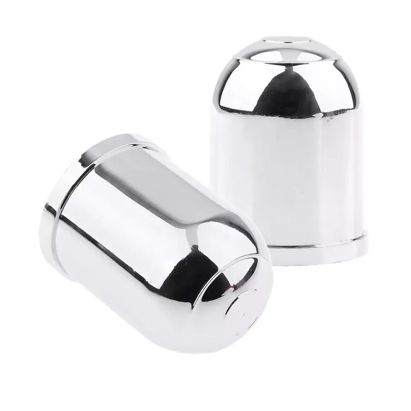 Karvixa Chrome Tow Ball Covers – 50mm, 2 Pack
