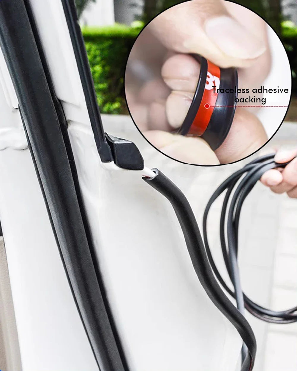 Karvixa 5M Clear Chrome U-Shape Car Door Edge Guard