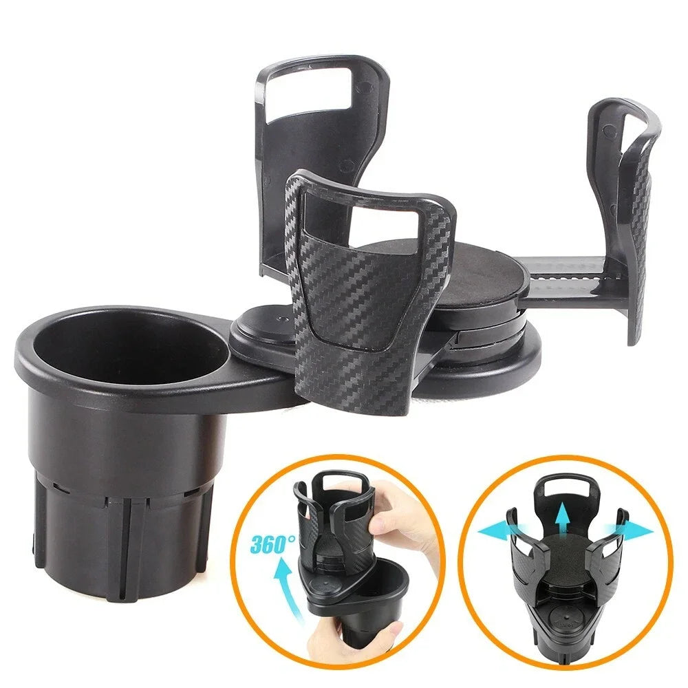 Karvixa 2-in-1 Adjustable Car Cup Holder Expander
