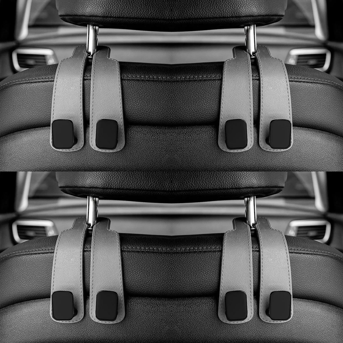 Karvixa Car Headrest Hooks for Bags & Storage