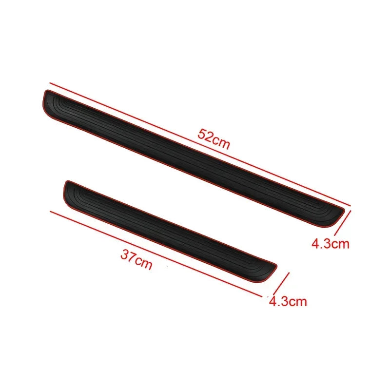 Karvixa 4-Piece Car Door Sill Scuff Protectors