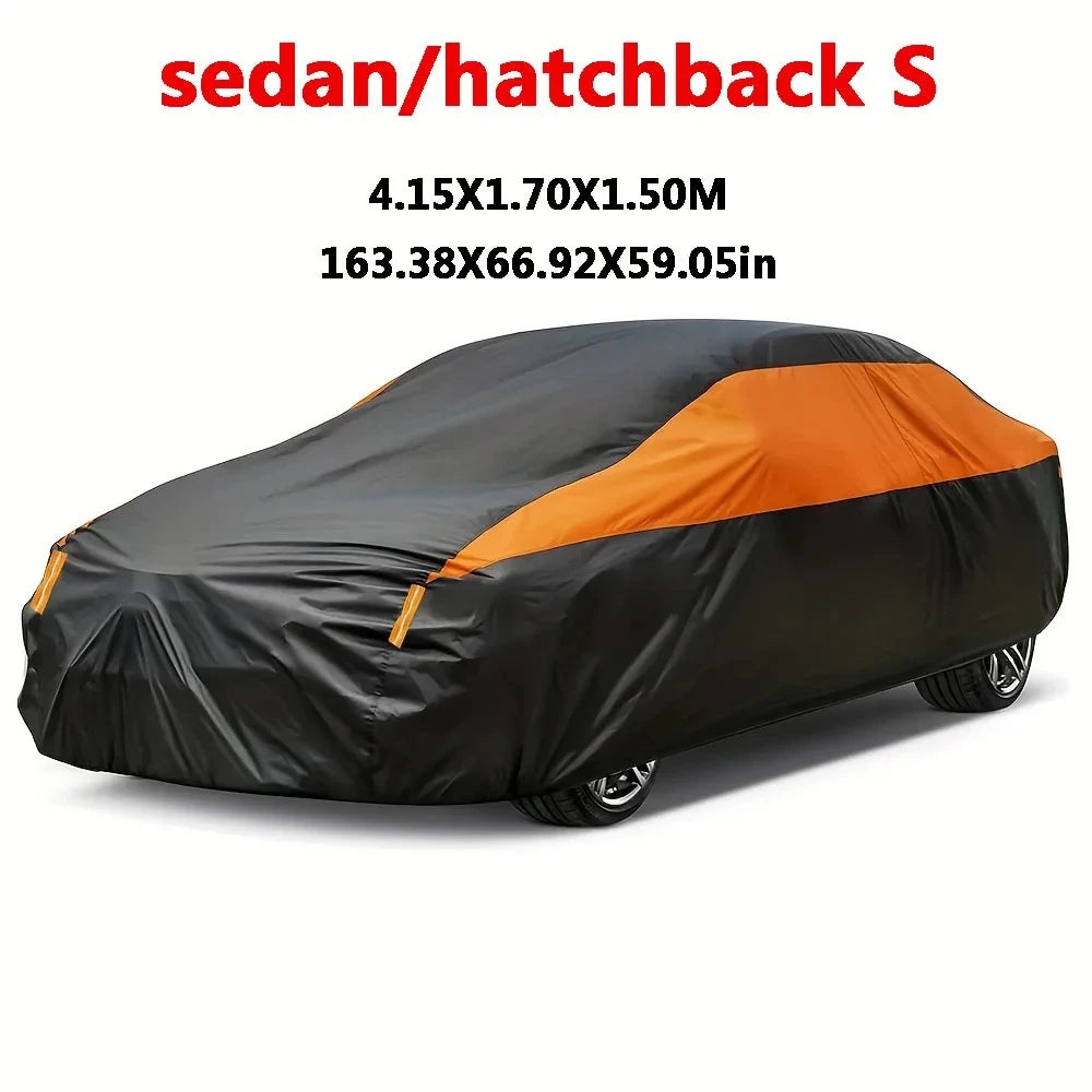 Karvixa Outdoor Car Cover – Waterproof, UV, Rain & Snow Protection