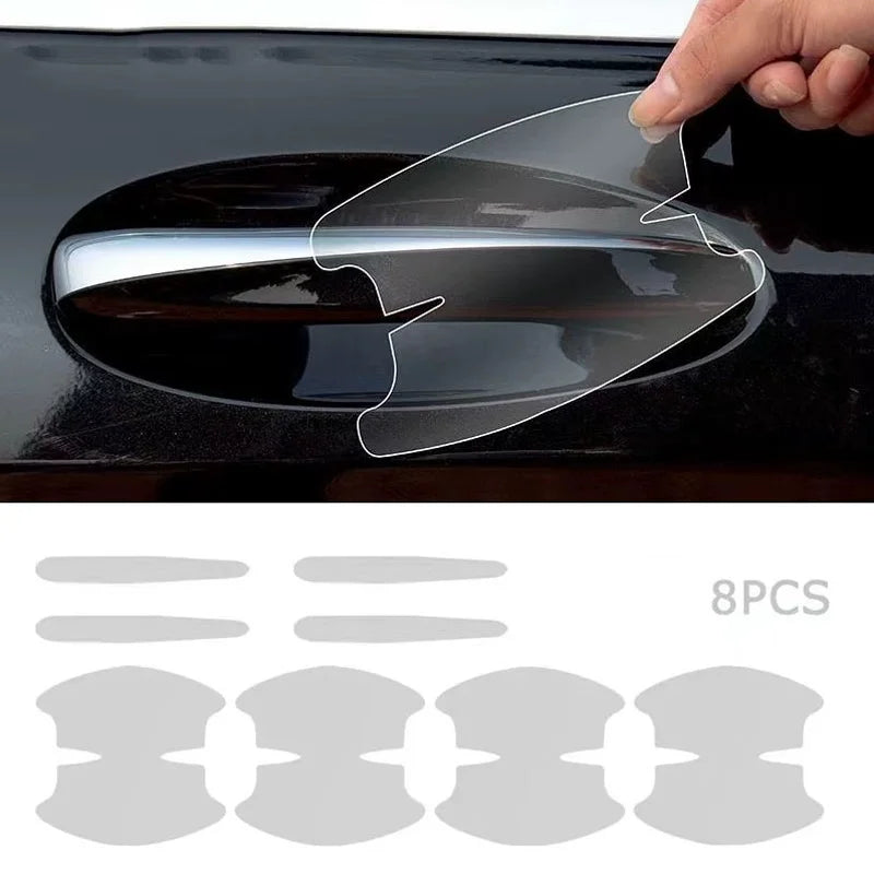 Karvixa 8-Piece Universal Car Door Handle Scratch Protectors