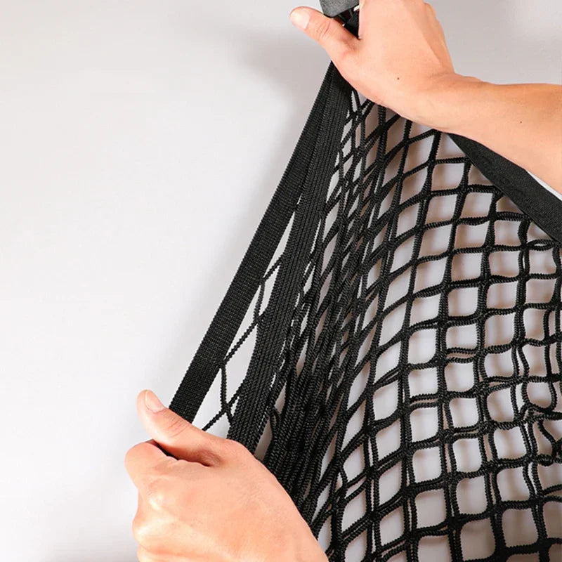 Karvixa Elastic Car Boot Cargo Net – Universal Luggage Storage Organiser