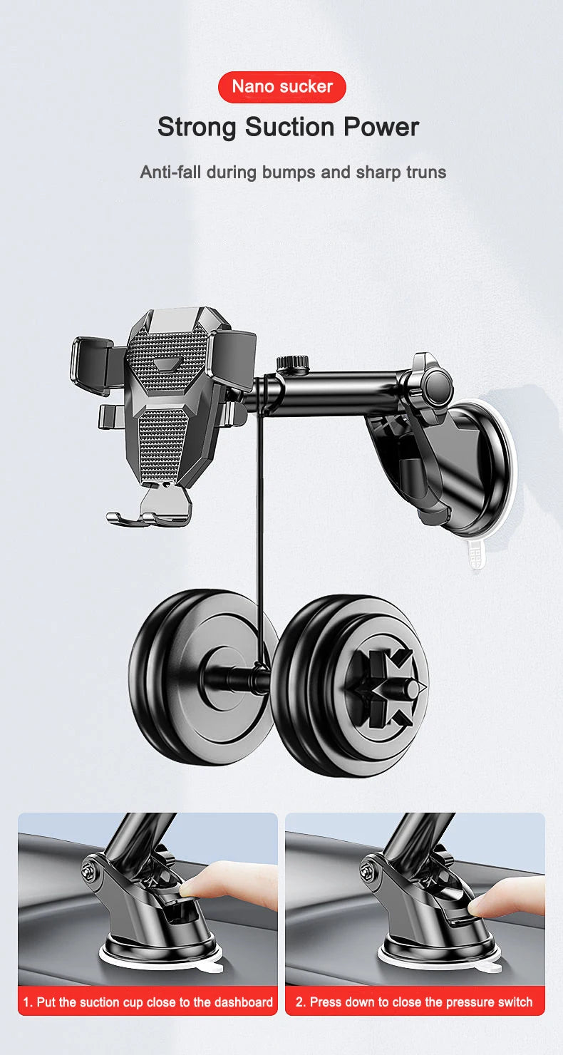 Karvixa 360° Suction Cup Car Phone Holder